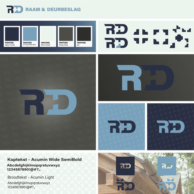 Raam & Deurbeslag Huisstijl concept