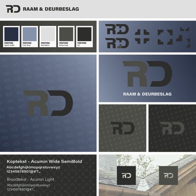 Raam & Deurbeslag Huisstijl concept